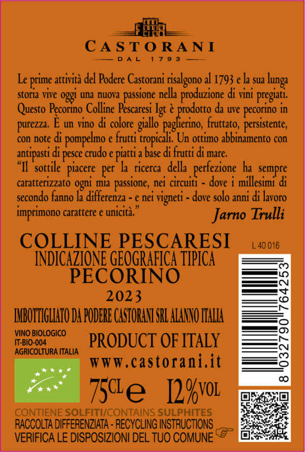 CADETTO Pecorino Colline Pescaresi IGT 0,75 L